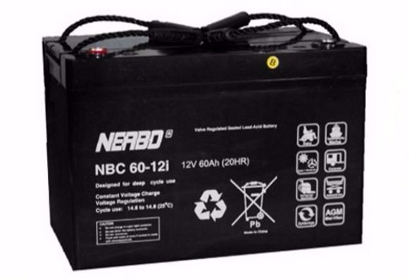 Akumulator NERBO NBC 60-12 60Ah CYKLICZNY JACHT