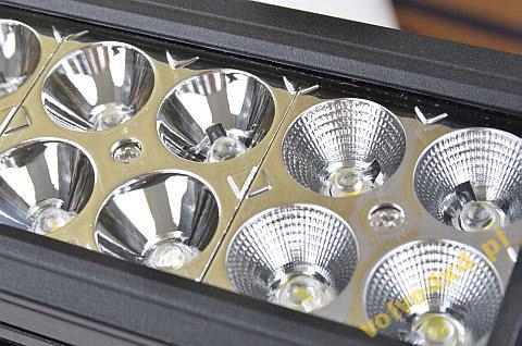 НАКЛАДКА  ПЛАНКА 80X СВЕТОДИОД LED BAR 240W LUK COMBO-MIX 12V 24V 4X4 фото 5