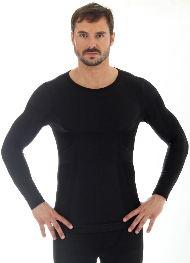

Koszulka męska długi rękaw Brubeck wool merino XL