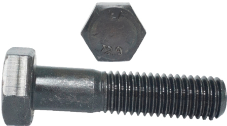 

M12x100 Śruby łeb 6-kątny 12.9 czarne Din 931 1szt
