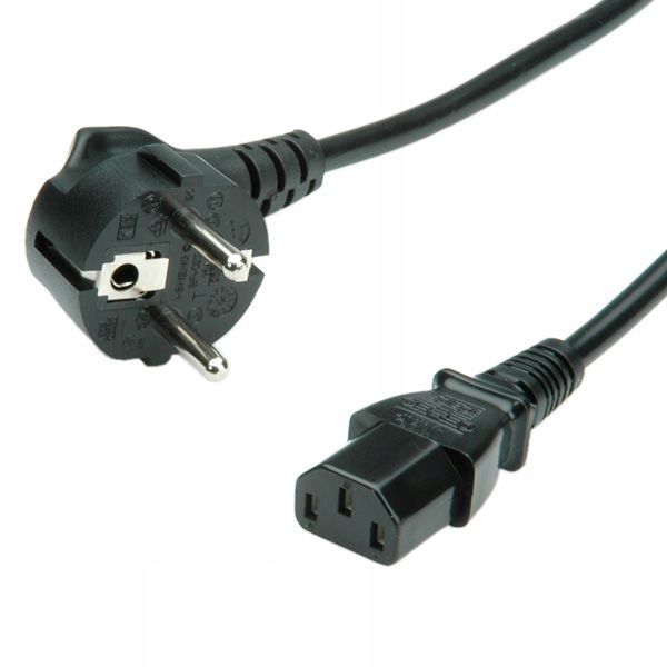 

Kabel Przewód Zasilający Prosty Iec 1.8M Czarny