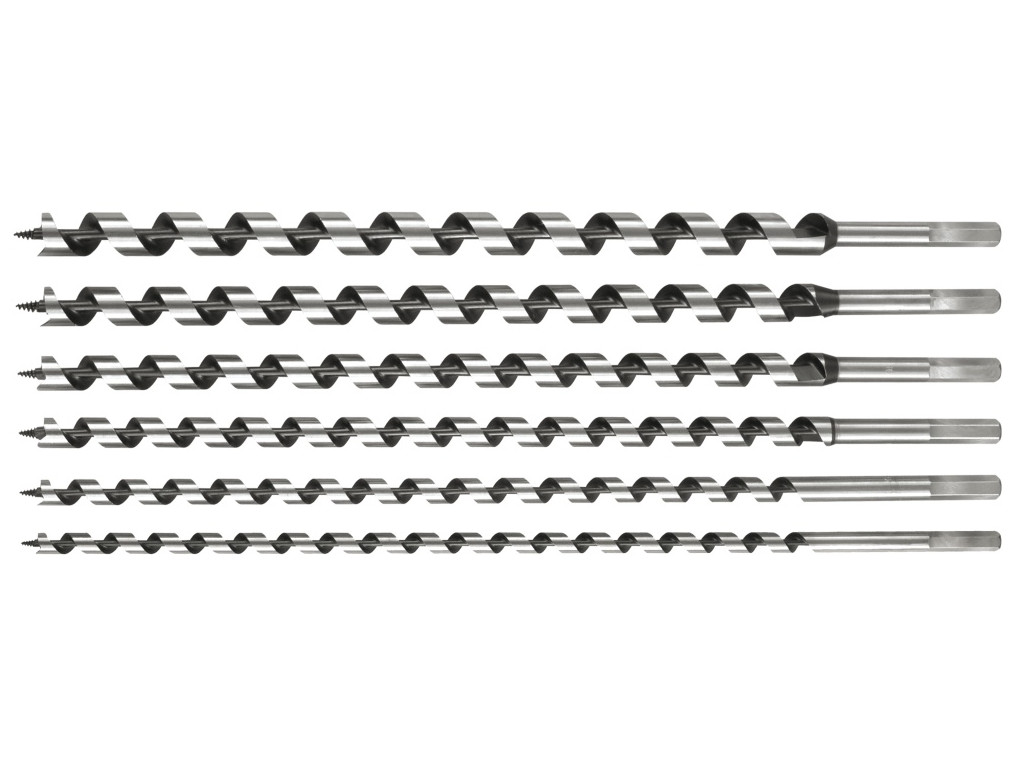 Сверла по дереву - 6 шт. 10-20*460 мм 22466V STHOR