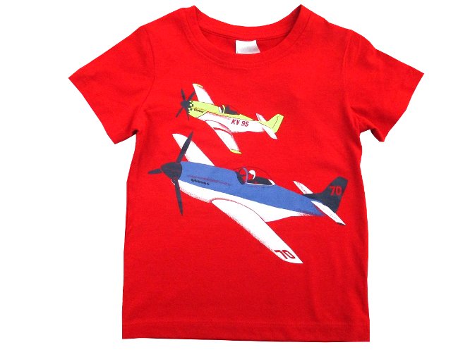 

*c&a* T-shirt Samoloty czerwień 122