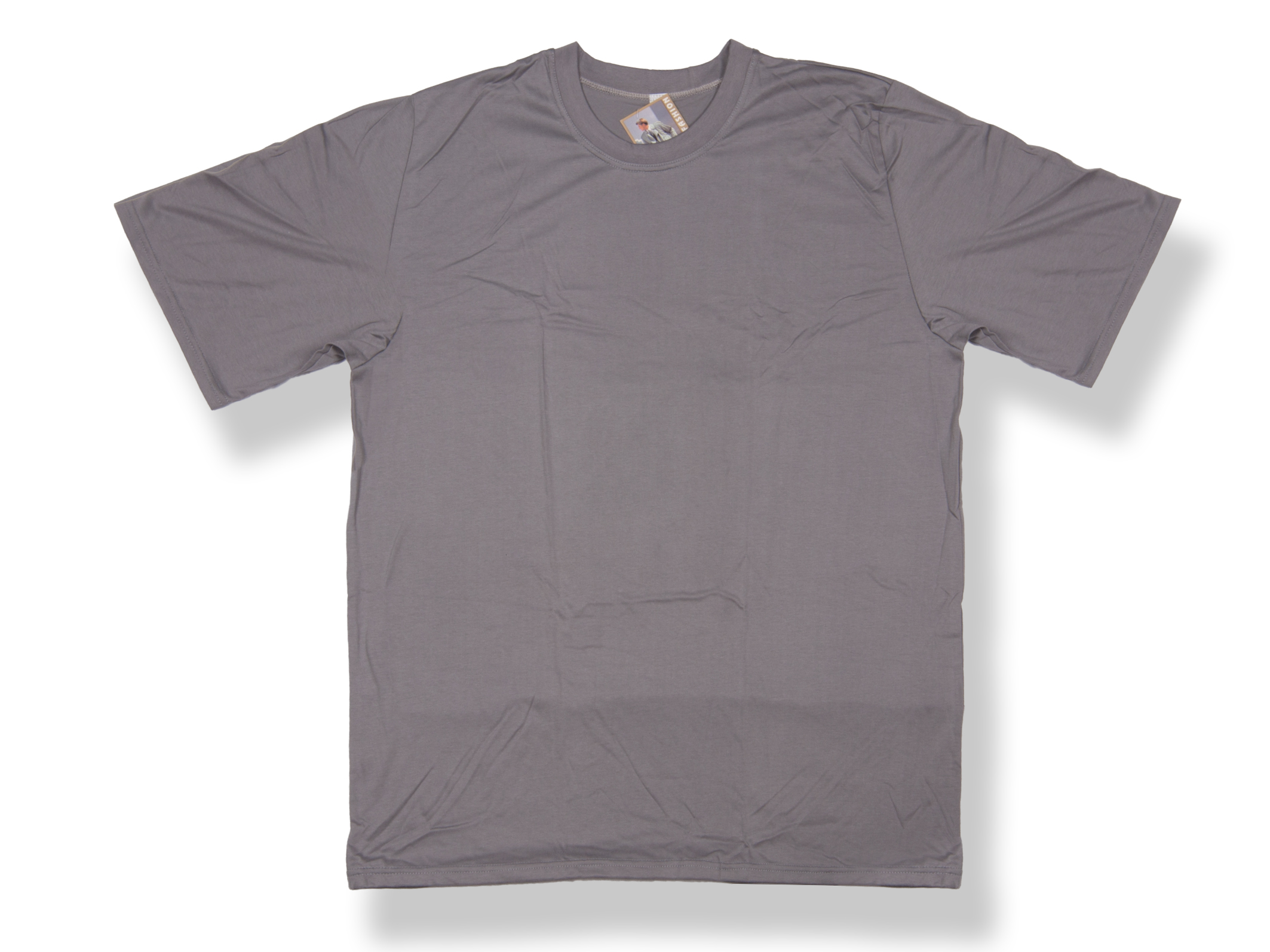 

Koszulka T-shirt Męski duża bawełna 7XL szara