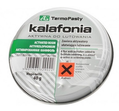 

Kalafonia Aktywna Do Lutowania 40g Ag wys24h(0292)