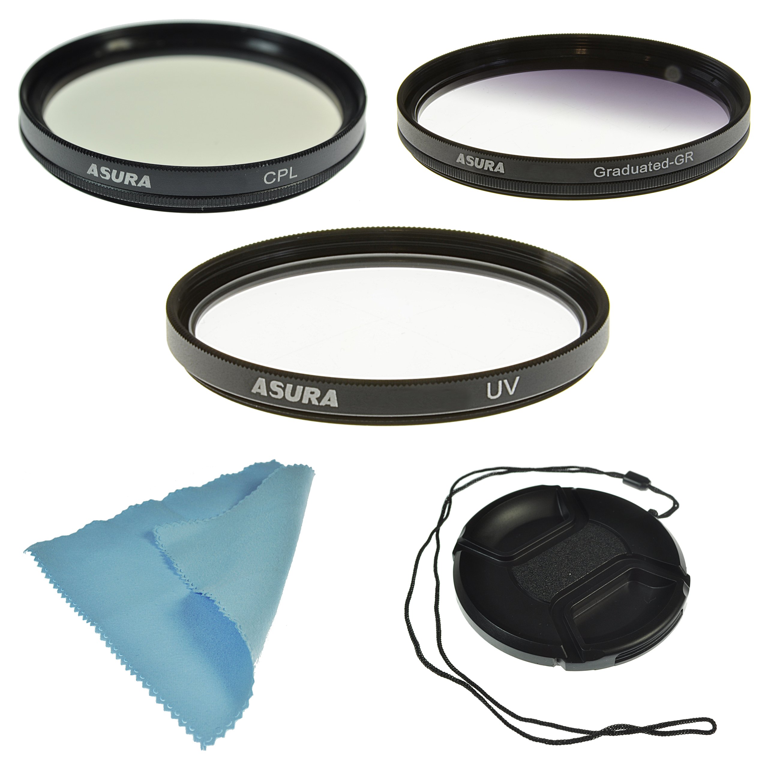 

Zestaw Filtrów 62mm Cpl Uv połówkowy Szary 5w1