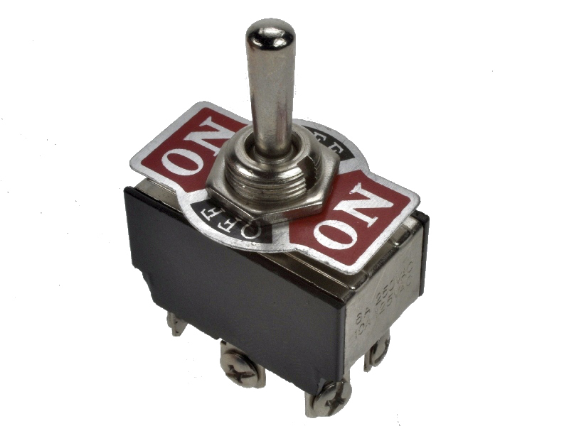 

Przełącznik dźwigniowy On-off-on 6A 250V 30mm