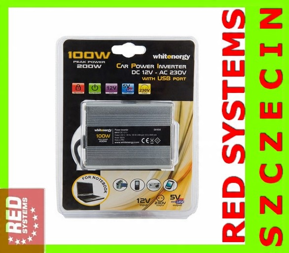 Мощный инвертор AC/DC max 100/200w 12V щетина EAN 8944495210266
