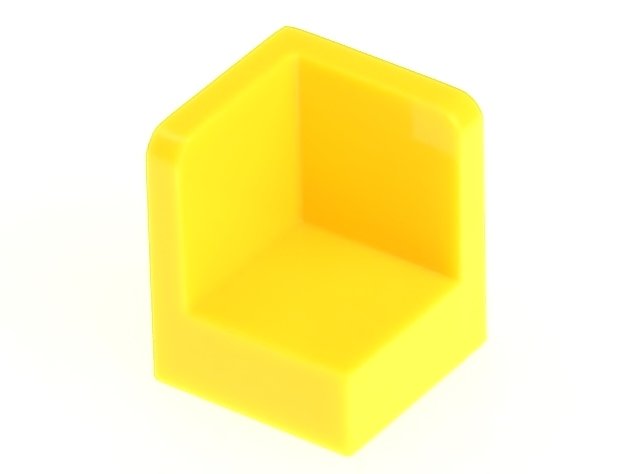 

Lego Panel narożny 1x1x1 6231 żółty 4 szt.