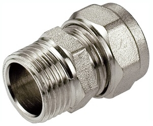 ZŁĄCZKA PEX 25x1 GZ SKRĘCANA NYPEL SKRĘCANY ALUPEX