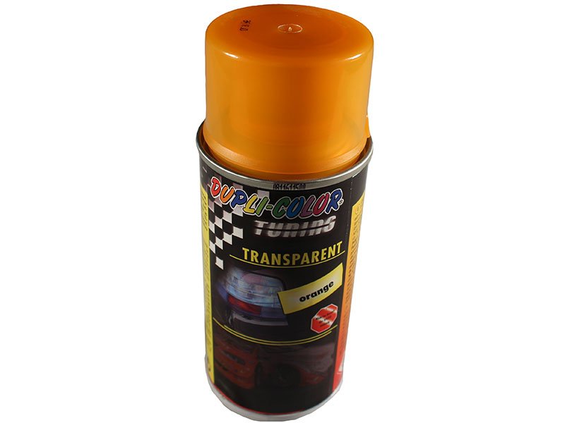 Lakier Spray Do Przyciemniania Lamp Firmy Motip Pomarańczowy 150 ml