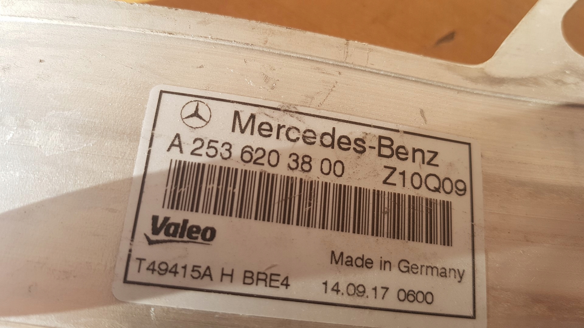 console supports front right left MERCEDES GLC 253