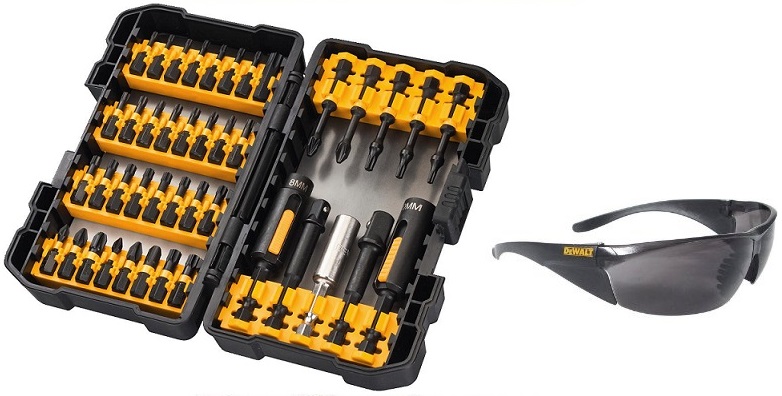 

DeWALT DT70590T Zestaw Bitów Wierteł 42cz +okulary