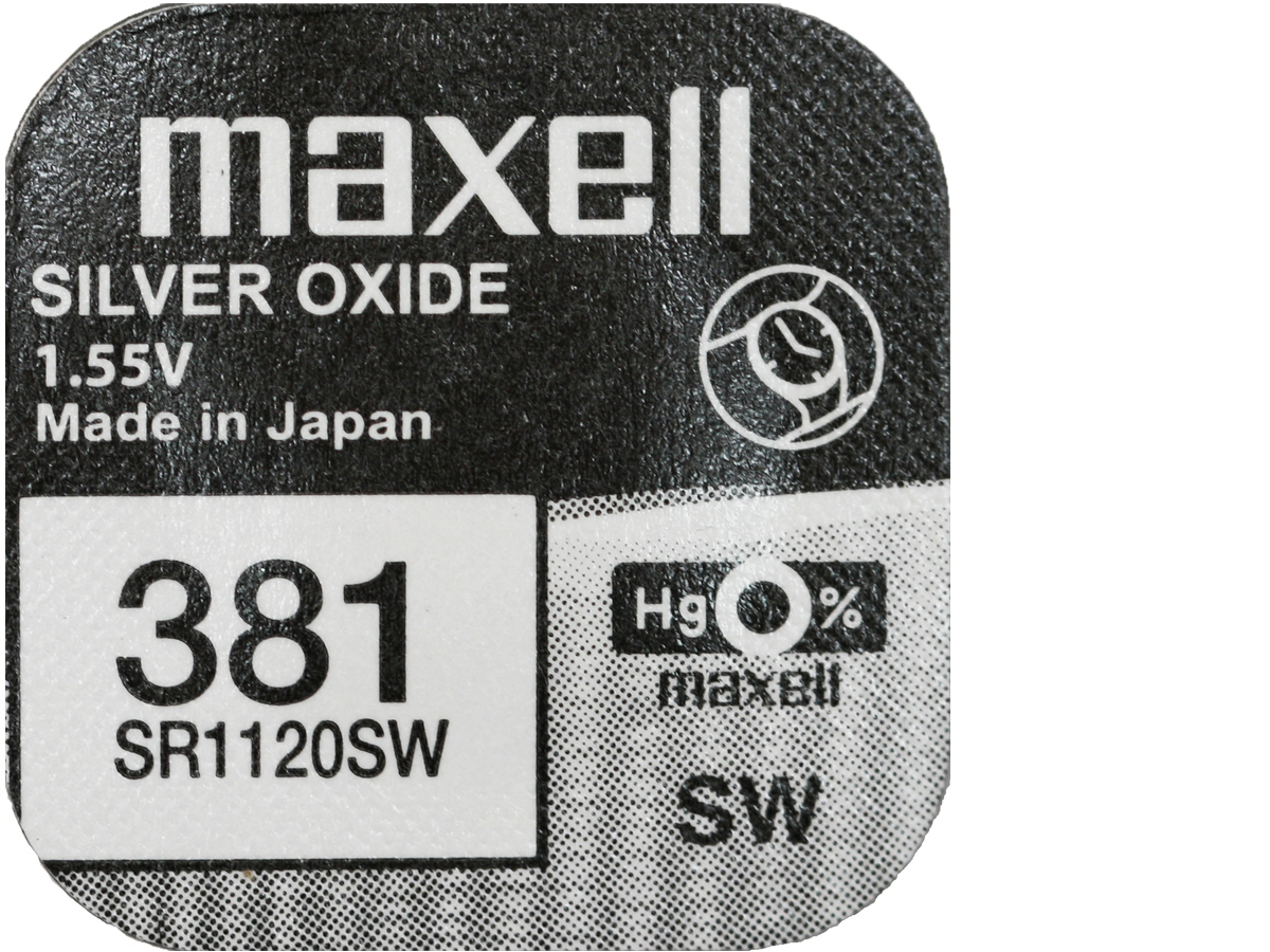 3X серебряная батарея MAXELL SR 1120 SW 381 SR55 G8