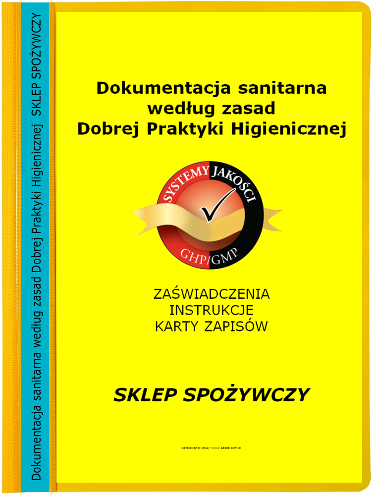

Dokumentacja sanitarna Ghp sklep spożywczy