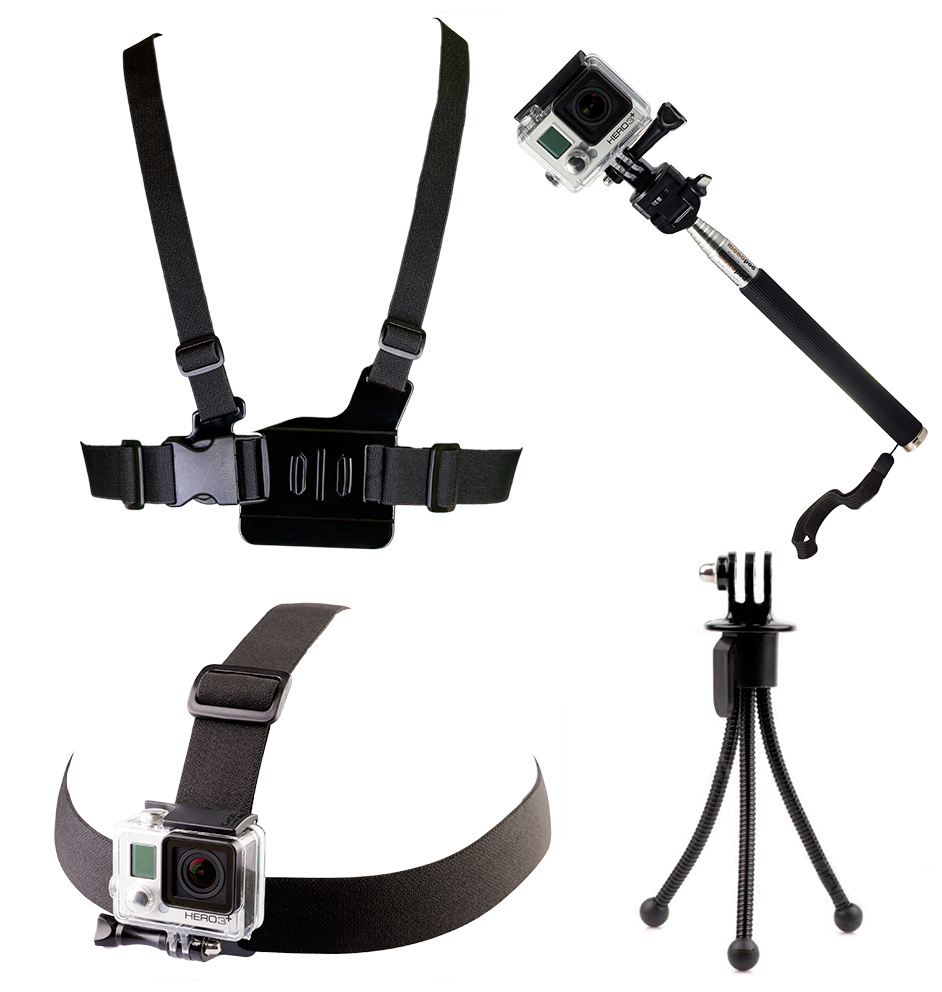 

Zestaw Sjcam Monopod Chest Head Mount SJ4000+ M10+