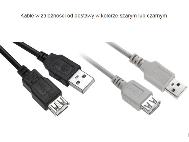 Kabel USB łącznik gniazdo - wtyk USB A - A 3 m Zastosowanie USB, FireWire
