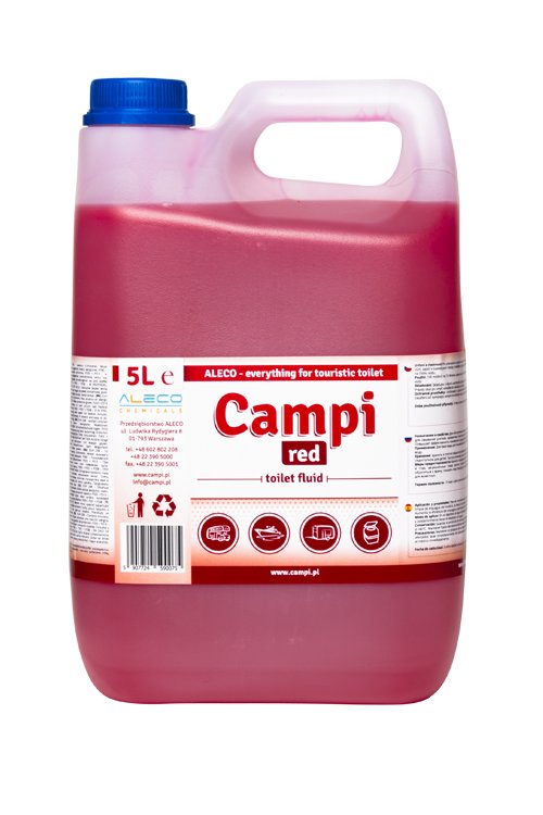 PŁYN DO TOALET TURYSTYCZNYCH CAMPI RED 5L PAPIER Marka Campi