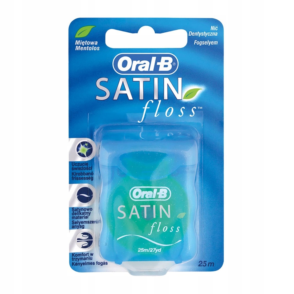 

Oral-b SatinFloss 25m nić dentysty. miętowa E947