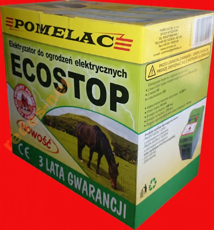 

Elektryzator Do Pastucha Ecostop 370 Z Zasilaczem