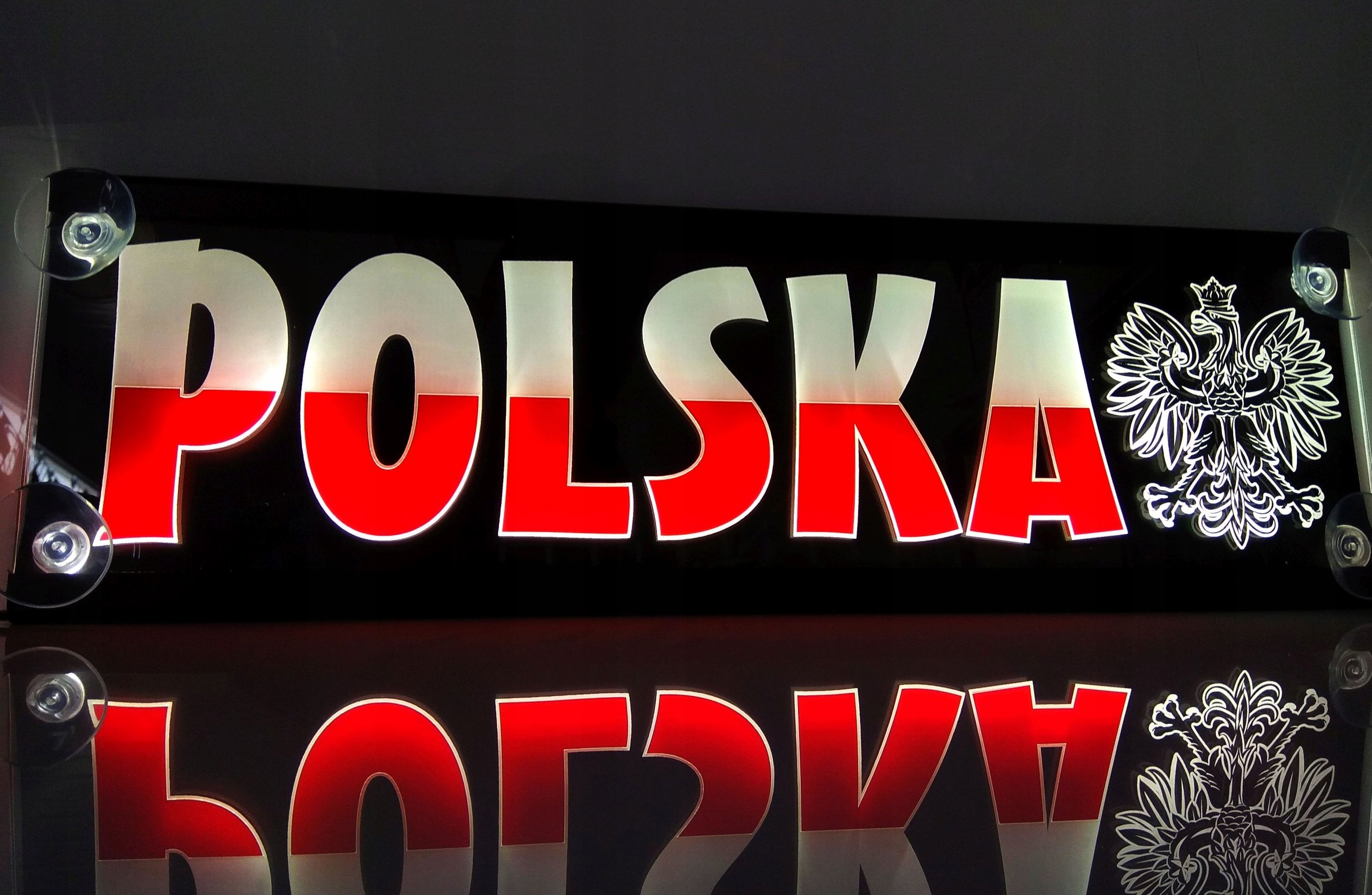 TABLICE PODSWIETLANE IMIENNE LED KOLOROWE 50x16cm Weight with packaging 0 5 kg