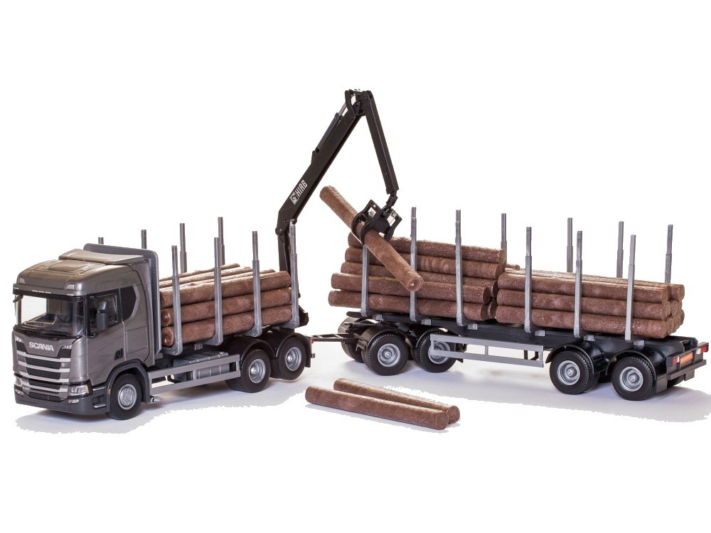 Scania R450 transportér šedý Emek 70603