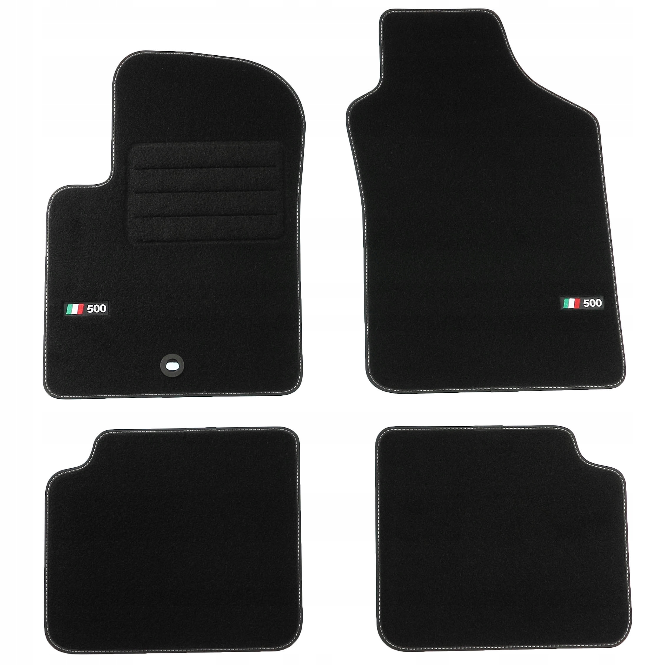 Fiat 500 2007- DYWANIKI LOGO CARMAT Producent Texer