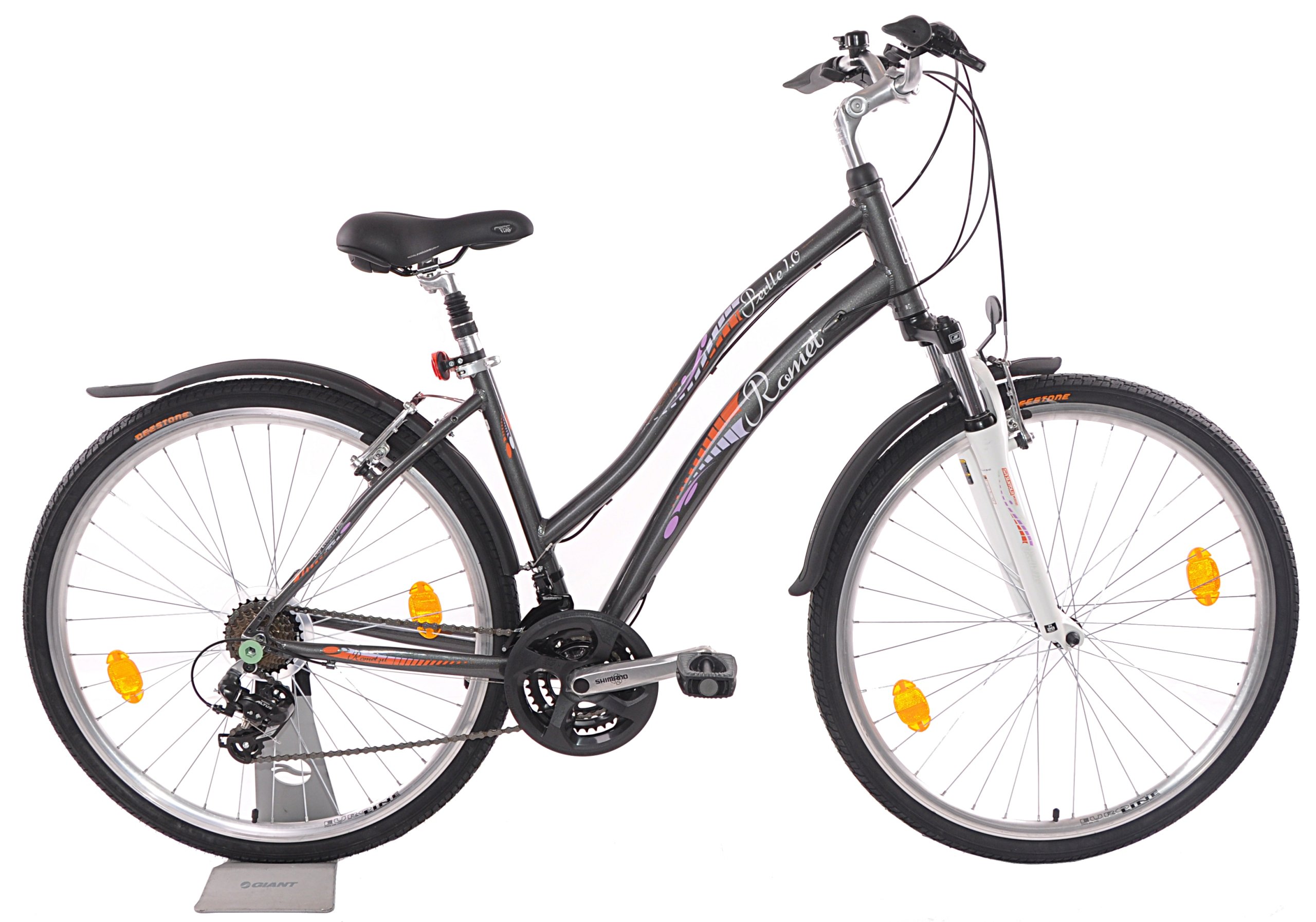 Rower Damski Miejski 28 Romet Perlle 1.0 +błotniki