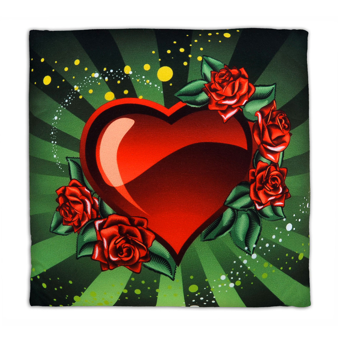 PODUSZKA WALENTYNKA LOVE-10 OGIEŃ MIŁÓŚĆ 40/40 Kształt prostokątna