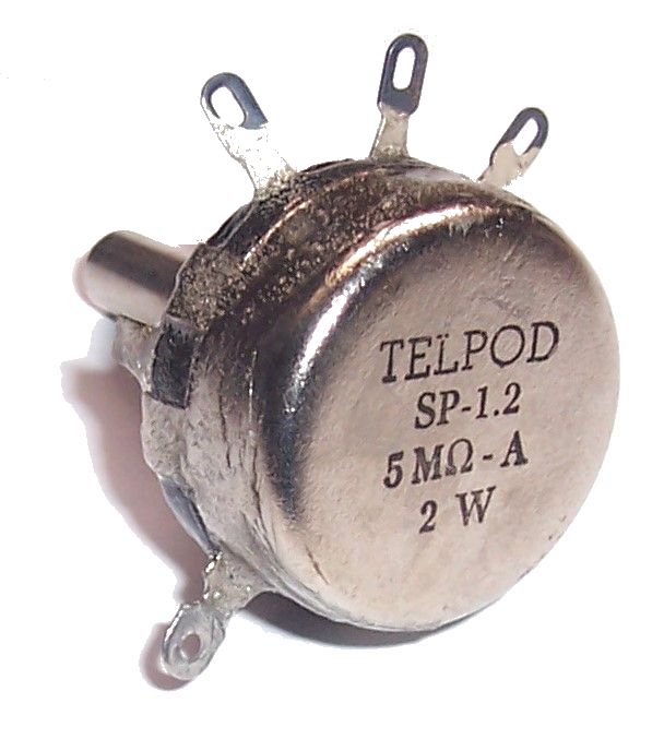 

Potencjometr Telpod SP-1.2 _ 5M A 2W oś 25mm