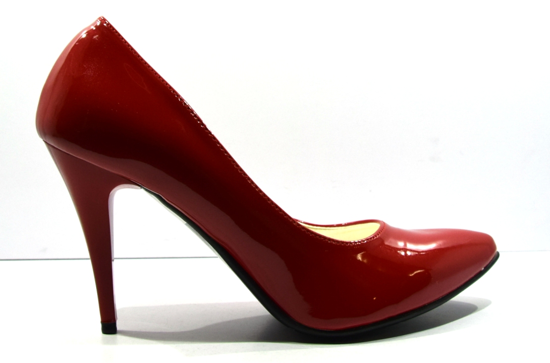 

Buty damskie czółenka obuwie czerwone lak 2906 R40
