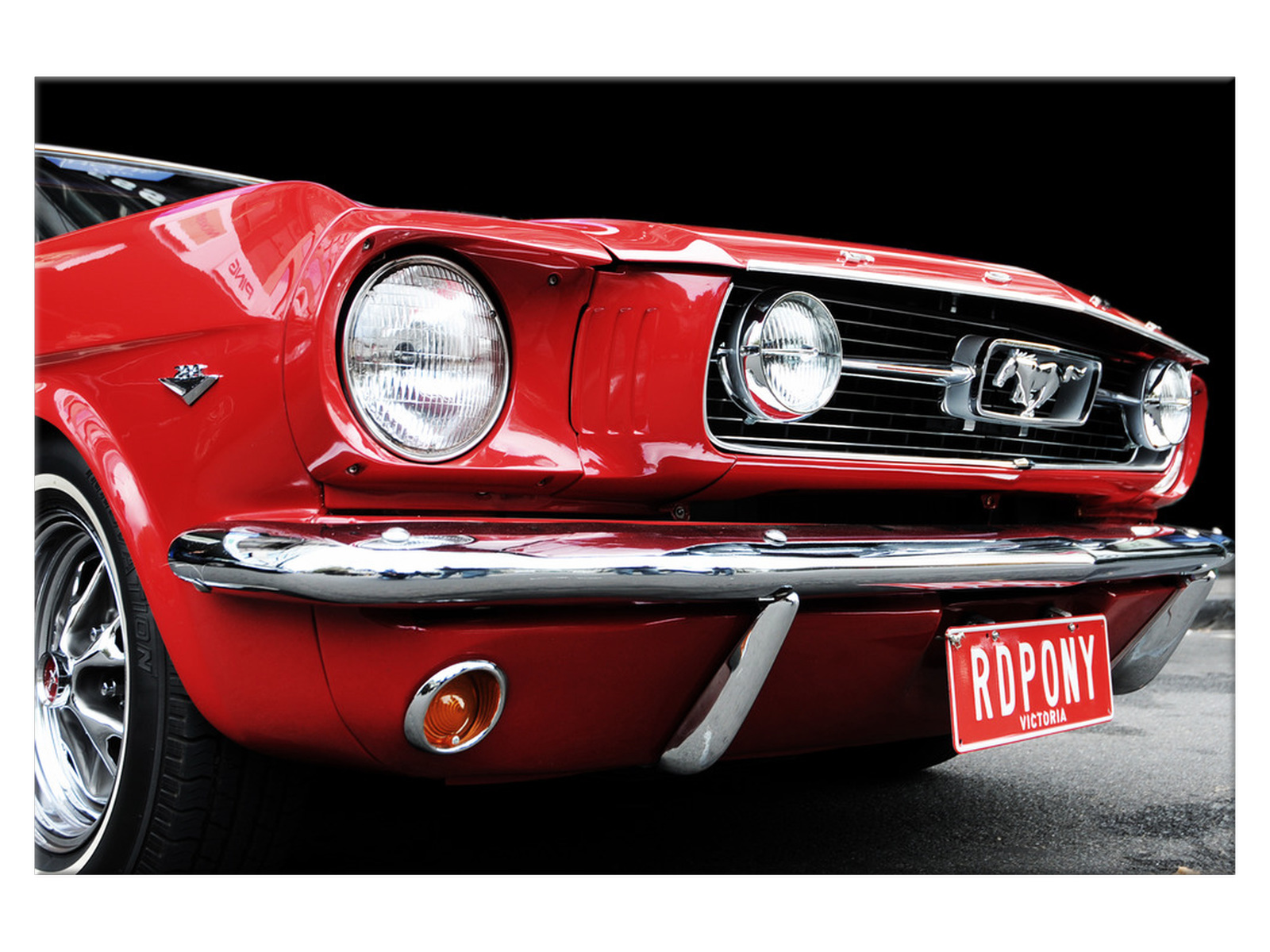 

Obraz Red Mustang Samochód 120x80 920A_1B salon