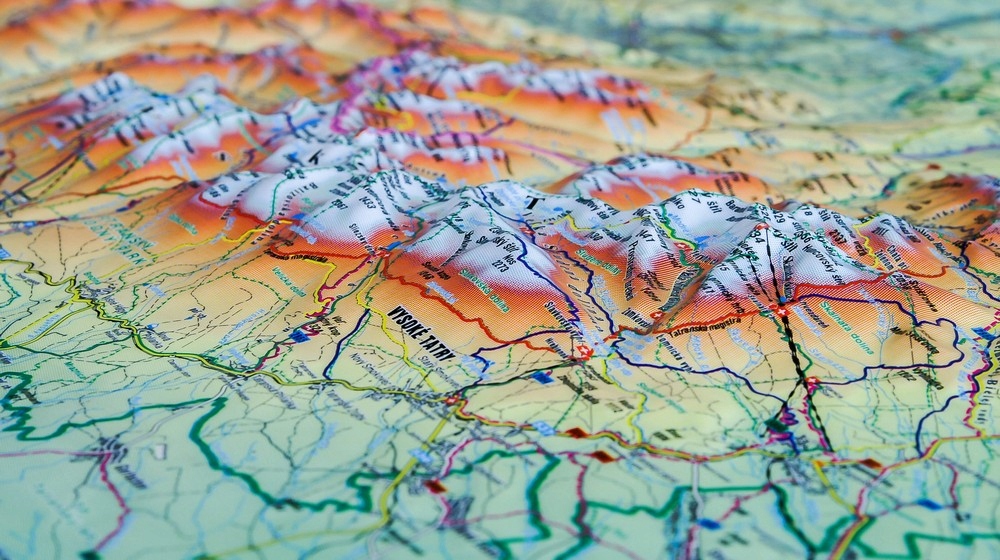 TATRY 3D! DUŻA MAPA PLASTYCZNA TATR TRÓJWYMIAROWA 1:66 666 WYPUKŁA Wydawnictwo inne