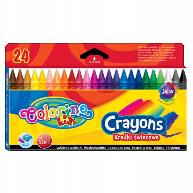 

Kredki świecowe 24 Colorino