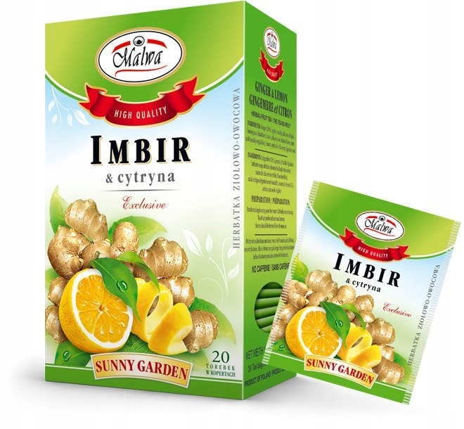 Levně 8 x Malwa Sunny Garden Exclusive bylinně-ovocný čaj 40 g