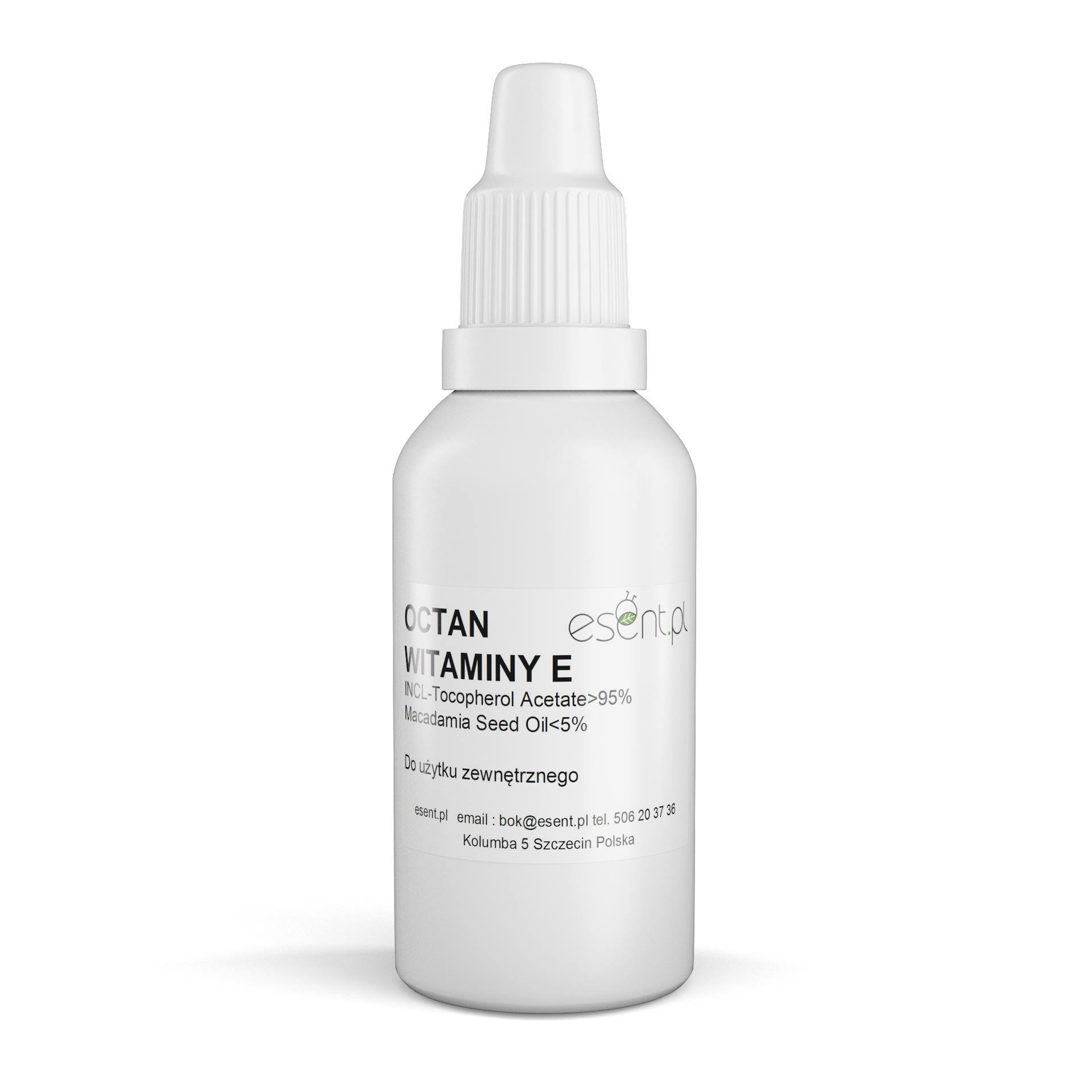

Witamina E (Octan Tokoferolu) 10 ml anti-age