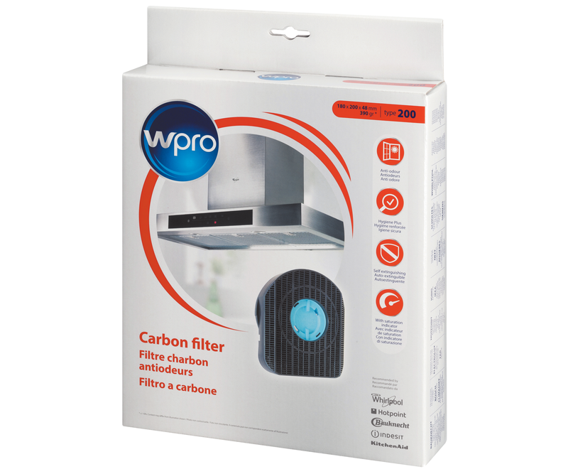 UHĽOVÝ FILTER pre kapotu DKF42 typu 200 WHIRLPOOL