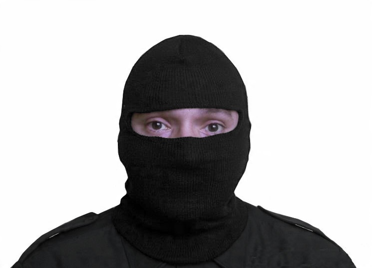 

Czapka Kominiarka Terrorystka Jednootworowa Czarna