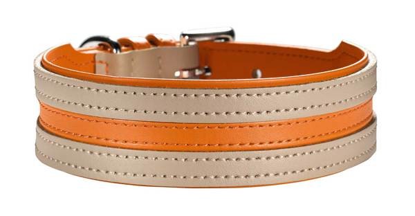 

Obroża Hunter Basic Marbella Stripes - szary/pomar