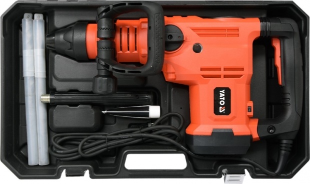 YATO MŁOT UDAROWY OBROTOWY 1600W SDS-MAX MŁOTOWIERTARKA 25J YT-82135 Energia udaru 25 J