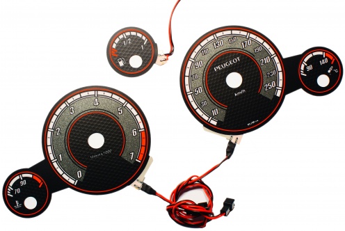 Indiglo discs for Peugeot 407 спидометр