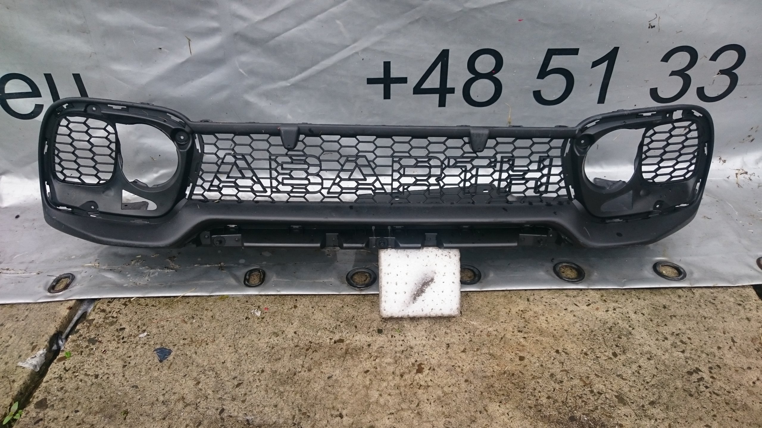 abarth front bumper