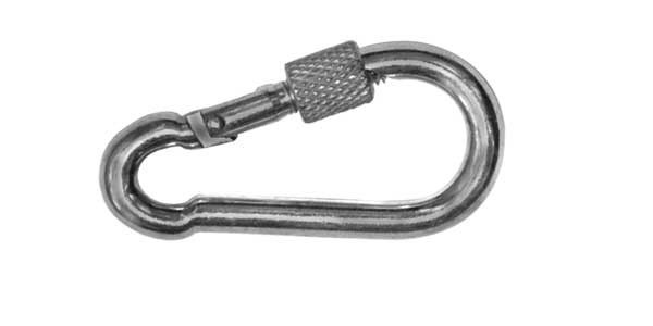 

Karabińczyk ocynkowany z zabezpieczeniem 7x70