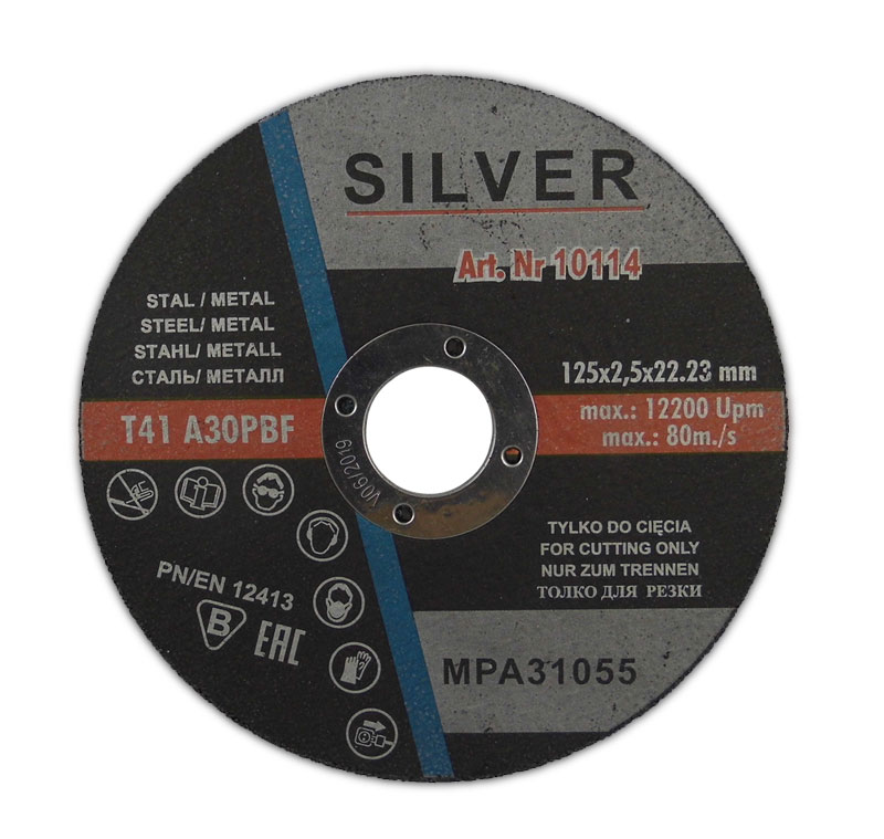 

Tarcze Tarcza do cięcia metalu Silver 125x2,5