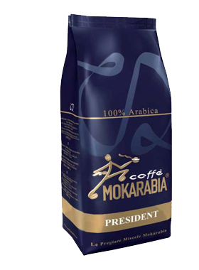 Kawa Ziarnista Mokarabia President 100% Arabica 1KG