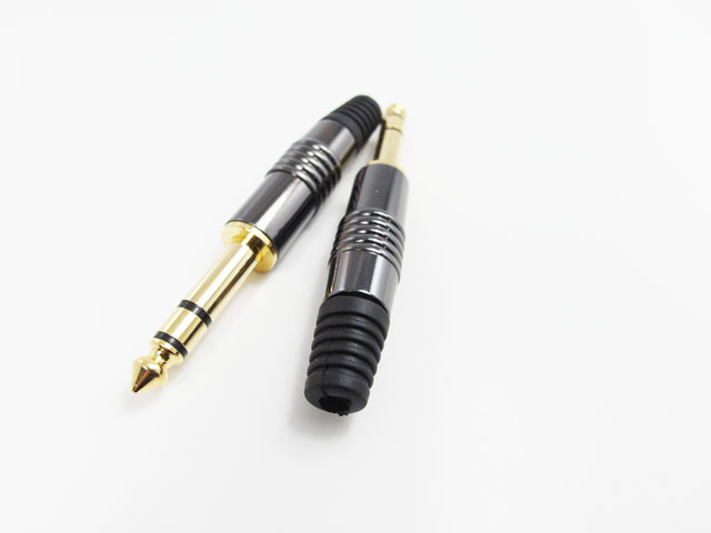 

wtyk duży jack 6,3mm stereo na kabel Hq