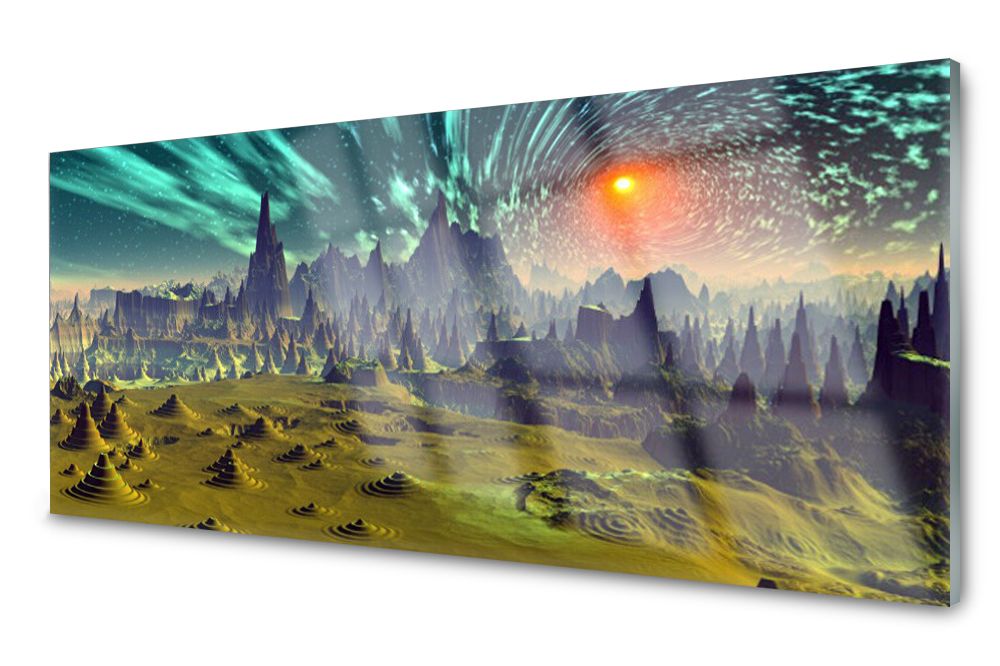 

Lacobel Panel Ścienny Foto Dekor Abstrakcja 120x60