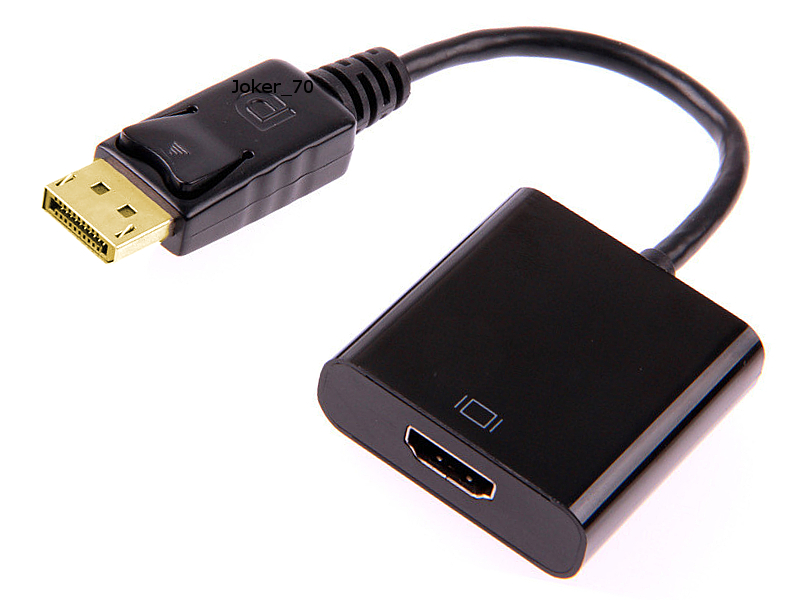 Adaptér Converter Kábel DP DisplayPort na HDMI ZPL