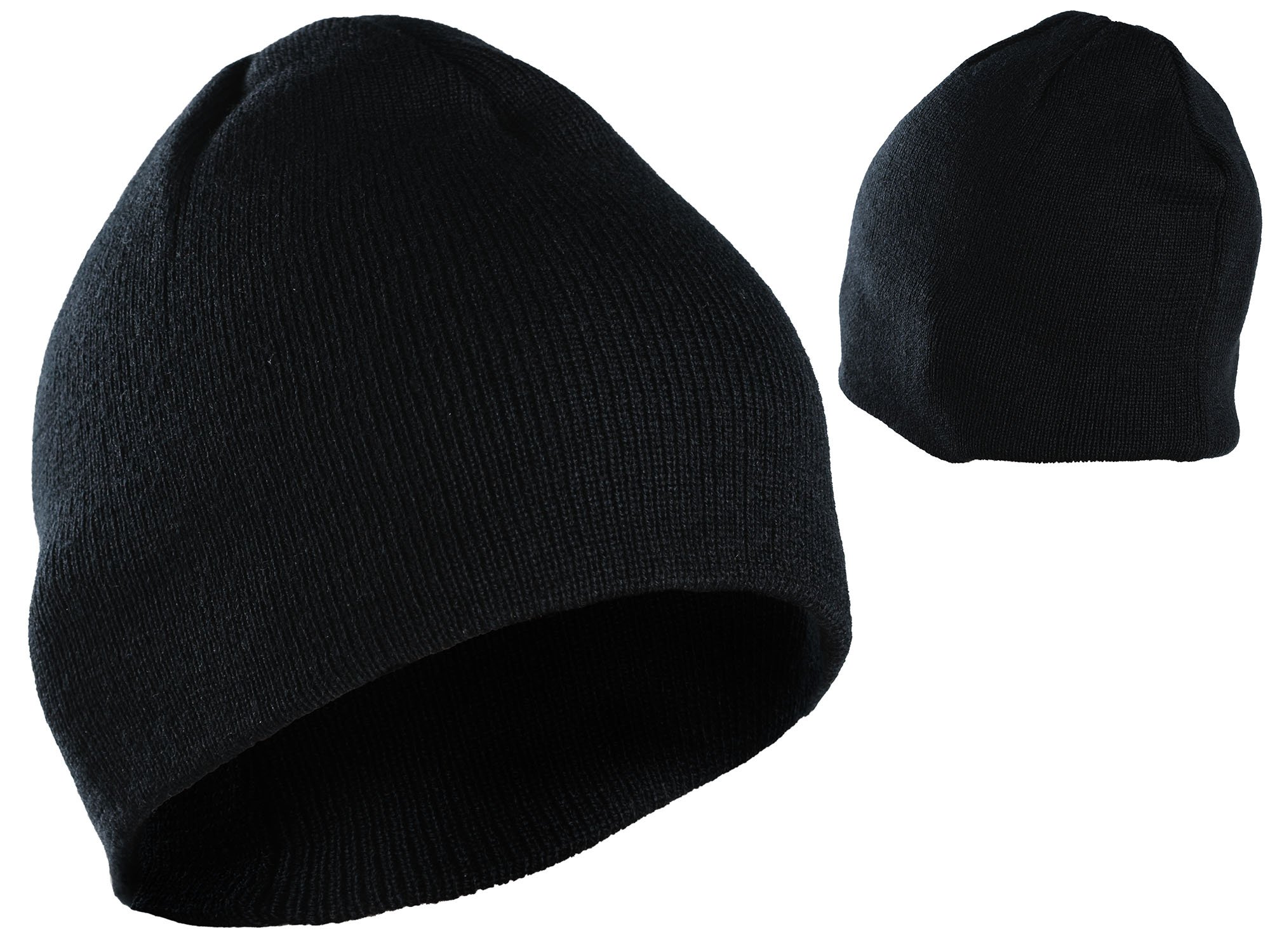 

Ciepła Czapka Zimowa Beanie Watch Cap Czarna