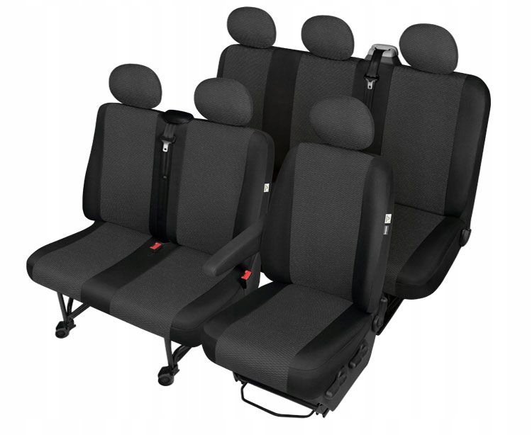 Poťahy na sedadlá 1+2+3 Vw Crafter 2006-2017